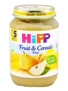 HIPP FructCereale Fructe gustoase cu cereale integrale (6 luni) 190 g /4800/