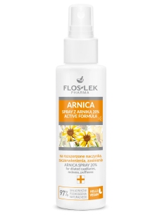 Floslek Arnica Spray concentrat 20% capilare dilatate, eriteme și edeme N1