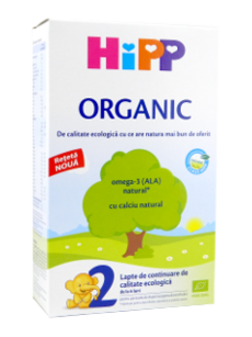 HIPP 2 Organic (6 luni) 300 g /2048/ N1