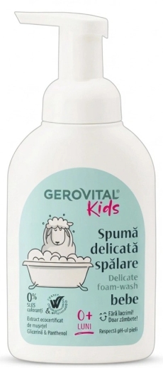Gerovital Kids Spuma delicata spalare bebe N1