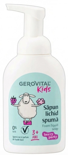 Gerovital Kids Sapun Lichid Spuma Berry party N1