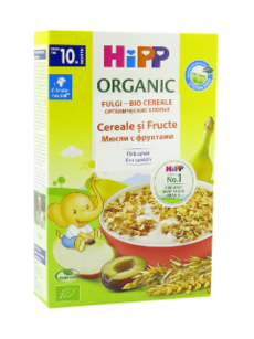 HIPP  Fulgi BIO Cereale – Fructe ( 10 luni ) 200 g /3531/  N1