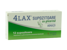 4Lax Supozitoare cu glicerina Adulti N12