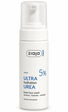 Ziaja Med Ultra Hydration Urea 5% spuma pentru curatarea fetei N1