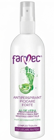 Farmec antiperspirant picioare Forte Aloe Vera N1