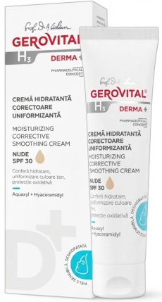 Gerovital H3 Derma+ crema hidratanta uniformizanta SPF30 N1