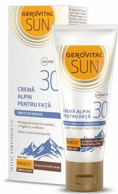 Gerovital Sun Crema Alpin pentru fata SPF30 N1
