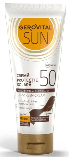 Gerovital Sun Crema prot solara SPF50 N1