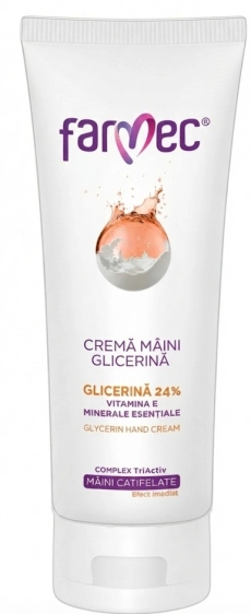 Farmec crema de maini cu glicerina si vitamina E N1