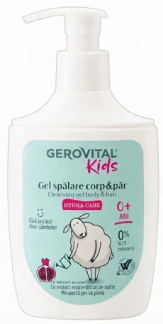 Gerovital Kids Gel spalare corp-par Hydra-care N1