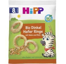 HIPP ORGANIC Inele din ovaz (de la 8 luni) 3584