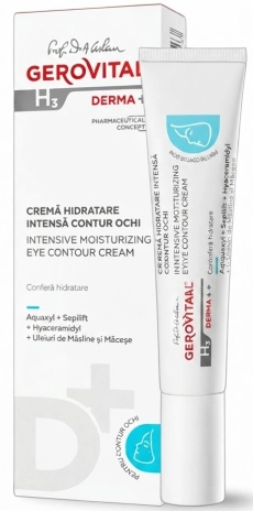 Gerovital H3 Derma+ crema hidratare intensa contur ochi N1