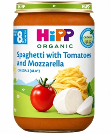 HIPP Piure Spaghete bio cu tomate și mozzarella (8 luni) N1