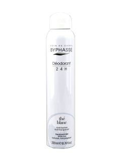 Byphasse Deodorant Spray 24H Unisex White Tea N1