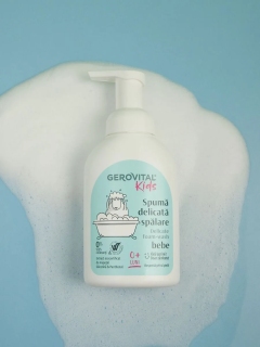 Gerovital Kids Spuma delicata spalare bebe N1