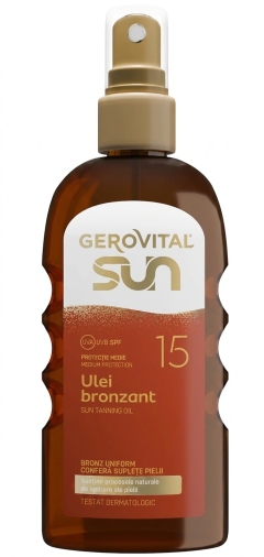 Gerovital Sun Ulei Bronzant SPF 15 N1