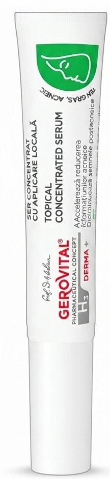 Gerovital H3 Derma+ ser concentrat cu aplicare locala
