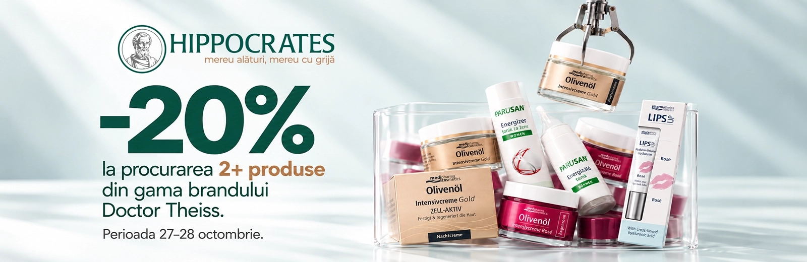 Reducere de -20% la achiziția a două produse Dr. Theiss Cosmetics