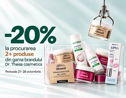 Reducere de -20% la achiziția a două produse Dr. Theiss Cosmetics