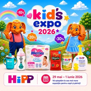 Kids Expo - Sărbătoare de familie la standul HiPP și Hippocrates