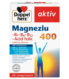 Doppelherz Magneziu + Vit.B + Ac.Folic