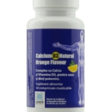 Calcium-D3 Natural Orange Flavour Leben N30