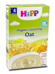 HIPP Terci organic fara lapte 100 % Ovaz (4 luni) 200 g /3017/ N1