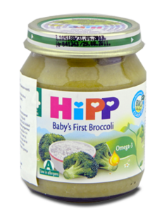 ХИПП Овощи, Первый детский брокколи (с 4-ех месяцев) 125 гр /4012/ N1