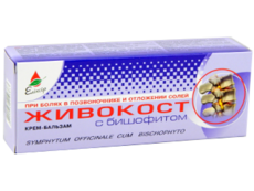 Eliksir Jivocost (Tataneasa) crema-balsam cu bishofite la dureri in coloană vertebrală N1