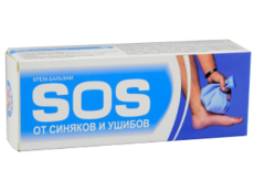 Эликсир SOS крем-бальзам от синяков и ушибов с экстрактом бадяги N1