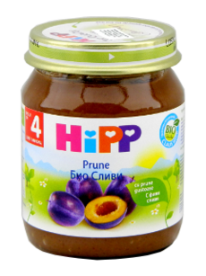 HIPP Fructe, Prune (4 luni) 125 g /4253/ N1
