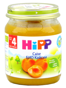 HIPP Fructe, Caise (4 luni) 125 g /4212/ N1