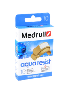Пластырь MEDRULL Aqua Res (1.9x7.2 см-6 шт, 2.5x7.2 см-4 шт) № 10