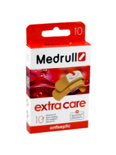 Emplastru MEDRULL Extra Care (1.9x7.2 cm-6 buc, 2.5x7.2 cm-4 buc.) № 10 N10