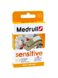 Пластырь MEDRULL Sensitive (1.9x7.2 см-6 шт, 2.5x7.2 см-4 шт.) № 10 N10