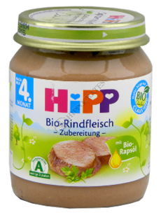 HIPP Preparat din carne de vitel (4 luni) 125 g /6010/ N1