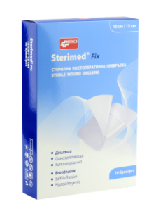 Повязка стер. п/операц. Sterimed Fix 10x15 см N10