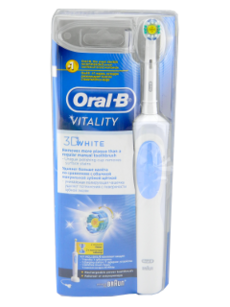Электрическая зубная щетка Oral-B 3D White Vitality для взрослых