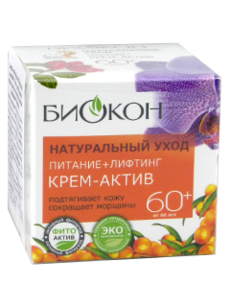 Биокон Натур. Уход 60+ крем актив Питание +Лифтинг 50 ml N1