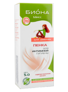 Biokon Biona Miss gel intim spuma pentru fetite pH 5.0 N1