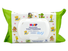 ХИПП Babysanft Влажная туалетная бумага для детей №50 /9577/ N1