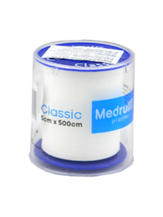 Пластырь MEDRULL Classic White 5 см x 5 м рулон