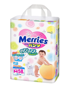 MERRIES Size M №58 6-11kg (SJ) chilotei-scutece