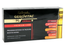 Геровитал H3 Derma+ Premium Care интенсивная программа против морщин 7 амп. N1