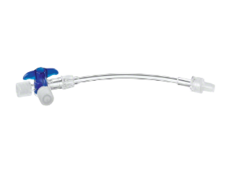 Discofix C-3 Blue Robinet tridirectional cu prelungitor transparent 25 cm (16520C) N1