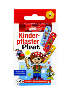 ВУНДмед пластыри для детей Пират 02-077 N10
