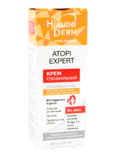 Biokon Hirudo Derm AP Atopi Expert crema p/piele uscata, atopica(Urea 6%) copii si adulti 220 ml N1