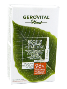 Gerovital Plant booster vitalitate si stralucire fiole №10 N10