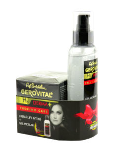 Gerovital H3 Derma+ Premium Care Pachet Promo crema Lift Intens50 ml+Gel Micelar 150 ml N1