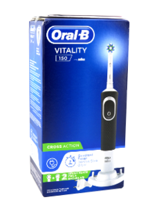 Электрическая зубная щетка Oral-B150 Cross Action Black+запаска